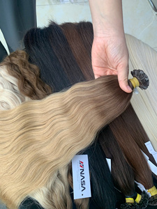 Extrémités Plates Spéciales Ombre Produits Fournisseur en Gros Kératine Préliée Extension de Cheveux Humains Vietnamiens Bruts Ondulés - Product Image 4