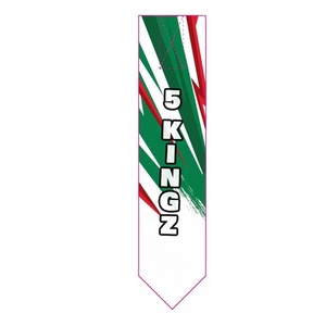 Etiquetas Deportivas Promocionales 5Kingz para Partidos de Rugby al Aire Libre, Diseño Rojo y Verde, Duraderas, Ligeras y Ecológicas, Equipamiento para Equipos - Product Image 6