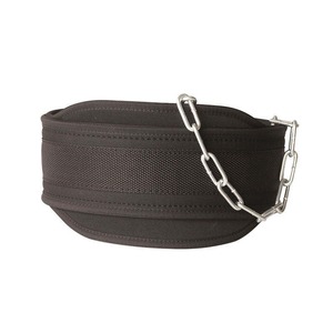 Neoprene <b>Weight</b> Lifting <b>Belt</b> with Stainless Steel D-Ring and 36 Long Chain Adjustable Waist Support for Strength <b>Training</b> - Product Image 2