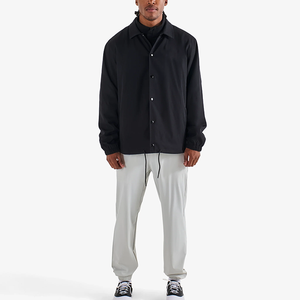 Veste de coach à capuche entièrement zippée, résistante à l'eau, respirante, légère, coupe-vent, pour les sports de plein air, les loisirs et les voyages - Product Image 4