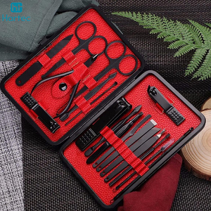Premium 18Pcs Professional Stainless Steel Manicure and Pedicure Set Luxury <b>Case</b> <b>Nail</b> Cutter Grooming Kit for Wholesale - Product Image 6