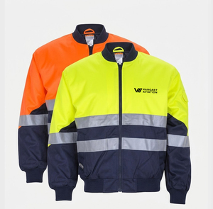 Gilet de sécurité réfléchissant haute visibilité 130 GSM en polyester, tissu mesh orange fluorescent, logo personnalisé pour la sécurité et les travailleurs - Product Image 5