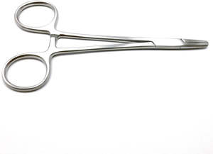 Kit d'opération chirurgicale vétérinaire CJH, porte-aiguille en acier inoxydable, forceps de ponction, à usage manuel par SurgiRight - Product Image 5