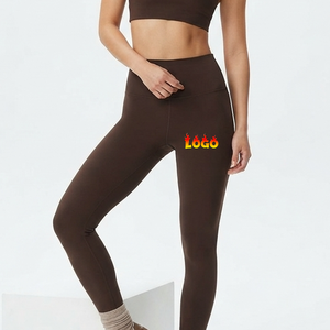 Custom Spandex/Nylon Quick Dry Active Wear Gym Workout Tights High Waisted Yoga <b>Pants</b> <b>Butt</b> <b>Lifting</b> Yoga Leggings for Women - Product Image 4