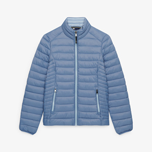Chaqueta acolchada para mujer con cuello alto y cremallera, manga larga, cálida y gruesa, colección de invierno. - Product Image 5