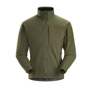 Wholesale Custom Men's Softshell <b>Jackets</b> Winter Windbreaker Coat Stand Collar Waterproof Zipper <b>jacket</b> - Product Image 1