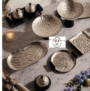 Innovation Craft International - Vajilla Elegante con Acabado Dorado para Servir Comida en Fiestas de Ramadán, Eid y Hajj, Decoración de Mesa - Product Image 4