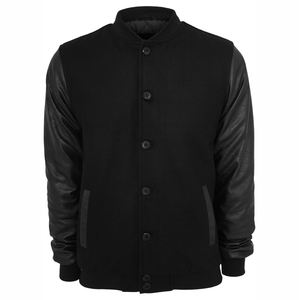 Veste de baseball universitaire pour homme personnalisable avec des patchs brodés en chenille en cuir véritable, style Letterman pour l'hiver - Product Image 1