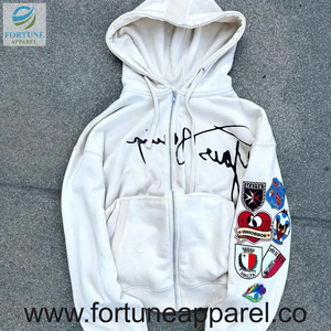 Sweat à capuche pour homme, coupe ajustée, personnalisé avec logo brodé, polyester/coton, haute qualité, respirant, séchage rapide, idéal pour la salle de sport - Product Image 4