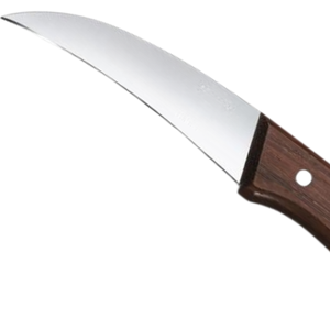Brown Wood Handle Curved Bread Knives Stainless Steel Sharp Blade Bakery <b>Slicing</b> Knives for Bread <b>Cake</b> Pastry Loaf and Food - Product Image 3