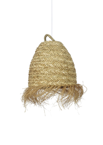 Vietrustic Top Sale Rustic Seagrass Round Pendant Lampshade Handmade Eco-Friendly Lightweight Natural <b>Wicker</b> Indoor Decor - Product Image 3