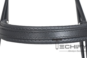 Súper calidad estilo inglés Tack Endurance Halter brida riendas con placa de pecho conjunto ecuestre Tack aspecto de cuero mate - Product Image 2