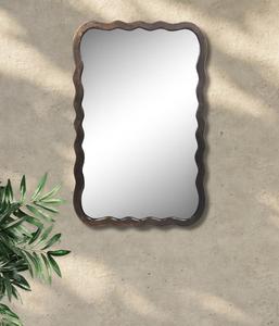 Bohemian Wooden Wall <b>Mirror</b> Rectangular Framed Decorative Accent <b>Mirror</b> for Bedroom Living Room - Product Image 6
