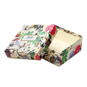 Boîte cosmétique en papier irisé recyclé, style couvercle rigide, fermeture magnétique, lamination mate personnalisée, éponge, vente en gros d'usine - Product Image 1