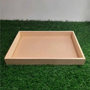 Bandeja Rectangular de Madera de Pino al por Mayor |   Plato de Madera Natural - Product Image 1