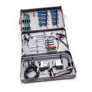 Juego de Retractores Tubulares, Sistema de Instrumentos Quirúrgicos Ortopédicos Profesionales para Cirugía de Columna Vertebral, para Cirugía Mínimamente Invasiva de Disco Lumbar - Product Image 1