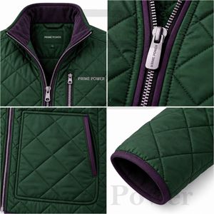 2026 Custom Winter Quilted Jacket Men's <b>Padded</b> Puffer <b>Coat</b> Wholesale Insulated Outerwear Private Label Bulk Clothing Factory - Product Image 3
