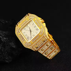 Montre à quartz de luxe pour homme en moissanite de haute qualité, style Iced Out, montre-bracelet tendance - Product Image 5