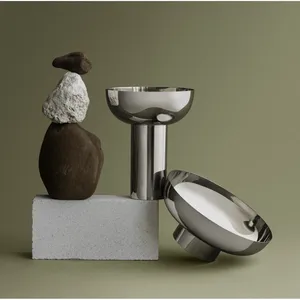 Jarrón de Metal de Lujo para Exportación, Jarrón de Metal Alto Hecho a Mano para Exhibición Interior en el Suelo, para Compradores Mayoristas - Product Image 4