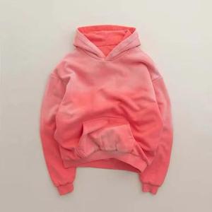 Hoodie personnalisé de style streetwear hip-hop pour hommes, effet délavé à l'acide, nouvelles arrivées, 100% coton, pull-over, effet délavé à l'acide, avec service OEM - Product Image 2
