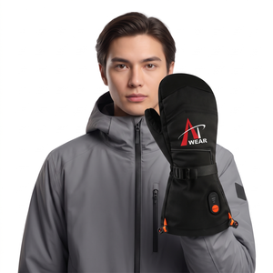 Gants de ski extensibles imperméables avec logo OEM personnalisé, mitaines chauffantes en nylon pour la pêche sur glace et les sports d'hiver - Product Image 1