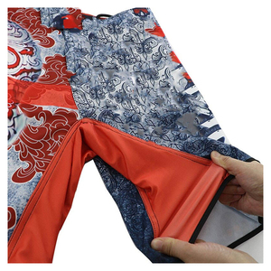 Short de Muay Thai de haute qualité 100% polyester, possibilité d'ajouter votre logo, shorts de MMA, shorts de combat, shorts de boxe Muay Thai, fabriqué au Pakistan - Product Image 4