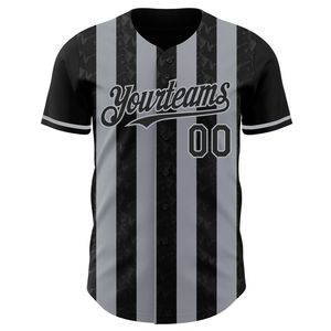 Custom Sublimation Breathable Jersey Lightweight 100% <b>Polyester</b> Short Sleeve Baseball <b>Shirt</b> for All Seasons - Product Image 4