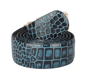 สายเข็มขัดหนังวัวสีขาวแบบสั่งทำพร้อมโลโก้สำหรับผู้ชาย  แบบไม่มีหัวเข็มขัด - Product Image 2