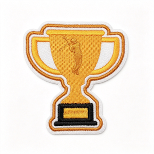 Écussons brodés en feutre non tissé écologiques, badges thermocollants avec logo pour vêtements, chaussures, chapeaux, sacs – Vente en gros directe usine - Product Image 1