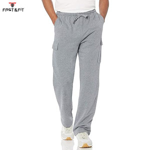Custom Cotton Canvas Casual Sweatpants Mens Fitness Clothing <b>Joggers</b> Workout Pants with <b>Zip</b> <b>Pocket</b> - Product Image 6