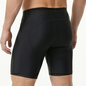 Customized Logo Printed <b>Compression</b> <b>Shorts</b> <b>Men</b> Yoga Fitness Base Layer <b>Shorts</b> Gym Workout Wear Slim Fit <b>Short</b> Elastic Waist - Product Image 4