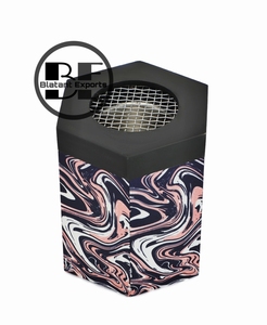 Brûleur d'encens en bois Mobkhar au design arabe très élégant, parfum multicolore pour la maison et le bureau par BE - Product Image 5