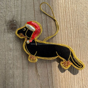 Adorno de copa de cacao de vacaciones, decoración navideña con cuentas rojas con copo de nieve, menta y malvaviscos, adorno colgante de Navidad - Product Image 3