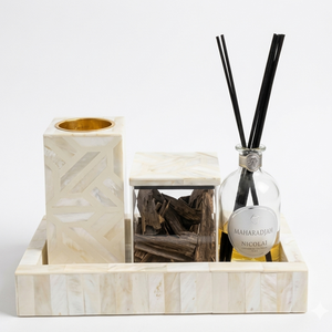 Premium Quality Resin & Mother of Pearl Incense Bakhoor Burner Mubakhar Traditional charcoal bakhoor & for Oud Burner & Gifting - Product Image 4