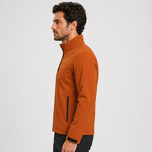 Blouson Softshell Unisexe Personnalisé pour l'extérieur, Veste Bomber Entièrement Zippée, Rembourrée, Coupe-Vent, Légère, Grandes Tailles, Broderie - Product Image 2
