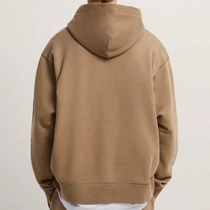 Sudadera con Capucha para Hombre, 100% Algodón, Felpa Francesa, Corte Casual, con Bolsillo, para Invierno, Transpirable, Ecológica, Teñido Liso - Product Image 2