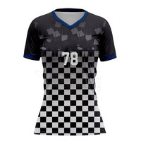 Penjualan Langsung Pabrik Kaos Softball Lengan Pendek V-Neck Model Baru Pakaian Olahraga Kaos Softball V-Neck