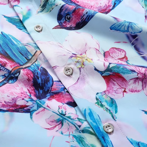 Chemise hawaïenne unisexe personnalisée à imprimé intégral, chemise décontractée d'été à fleurs Aloha à manches courtes, chemise de créateur - Product Image 3