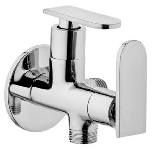 Robinet d'angle 2-en-1 en laiton chromé pour machine à laver, robinet mural, vanne de lavabo, robinet d'eau pour salle de bain et cuisine - Product Image 2