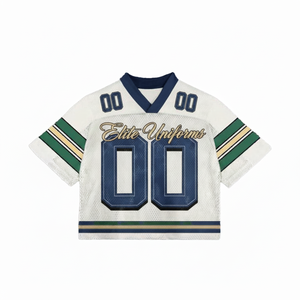 Breathable Custom OEM High Quality Sublimation Polyester Terry Fabric American Football Sportswear Shirt Short Plus Size Summer - Product Image 4