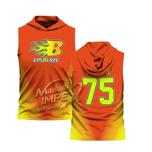 PURE Hooded <b>Compression</b> 7 on 7 Custom Flag Football Jerseys Uniforms Fully Sublimated Team 7 on 7 Jerseys Wear - Product Image 4