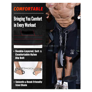 เข็มขัดยกน้ำหนักสำหรับการฝึกซ้อมในยิม เข็มขัดพยุงรับน้ำหนักสำหรับมืออาชีพ โดย BURAQ MMA SPORTS - Product Image 2