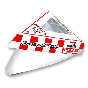 Cajas de Pizza Personalizadas al por Mayor, Plegables, de Papel Kraft Resistente, Corrugado de 2mm, con Laminado Brillante y Logotipo en Relieve - Product Image 1