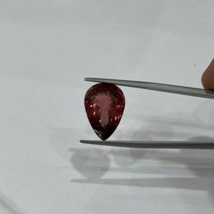 Pendentif en tourmaline rose naturelle taille poire 12 carats, pierre précieuse en vrac, qualité AAAA, forme goutte d'eau, provenance Madagascar, qualité bijoux fins, vente en gros - Product Image 1