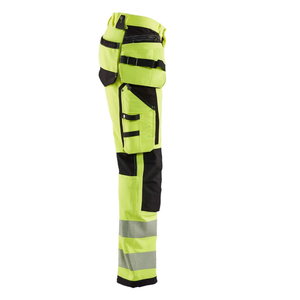 Men's Lightweight Water-proof Work-wear Safety Protection Hi Vis Reflective <b>Tape</b> Multi Pockets <b>Security</b> Cargo Pants - Product Image 3