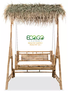 Balançoire en bambou naturel – Chaise suspendue artisanale et écologique pour jardins, complexes hôteliers, balcons et espaces extérieurs - Product Image 2