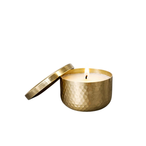 Porte-bougie cylindrique en métal argenté martelé, ambiance chaleureuse pour les occasions spéciales, les fêtes comme Diwali ou Noël, décoration - Product Image 2