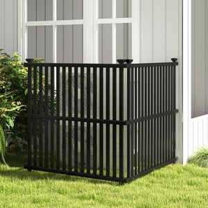 Pannello di recinzione WPC da 2,4 m con picchetti metallici per cancelli da giardino e carrabile - Product Image 2
