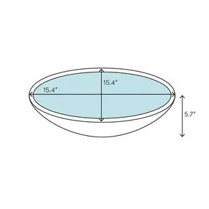 Cuenco Artístico Moderno para Decoración de Interiores, Cuenco Hecho a Mano de Primera Calidad para Acentos Decorativos, Estilo Plateado, Seguro para el Hogar, Zahid Exports - Product Image 2