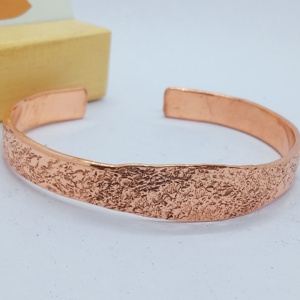 Bela Artisan Pure Copper Cuff <b>Bracelet</b> Antique Copper Plated Vintage Style Unisex Party Jewelry Fashion <b>Bangles</b> - Product Image 2